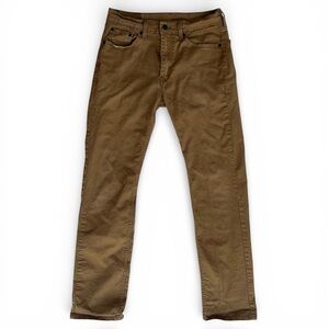 Men's 30x32 Levi’s 505 Tan/Brown Straight-Leg Jeans Red Tag